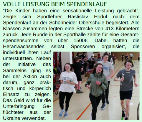 Spendenlauf 22